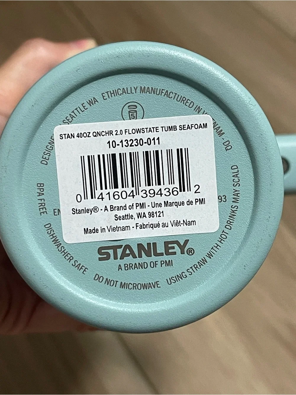 Stanley Seafoam Quencher H2.0 Tumbler with Handle and Straw Lid